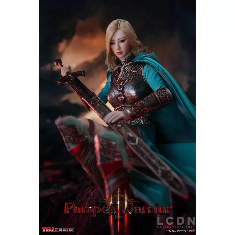 Pompeii Fantasy Warrior Blue Collectible Action Figurine 1/6 TBLeague PL2022-199B