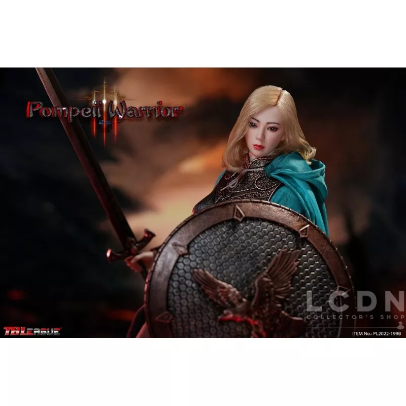 Pompeii Fantasy Warrior Blue Collectible Action Figurine 1/6 TBLeague PL2022-199B