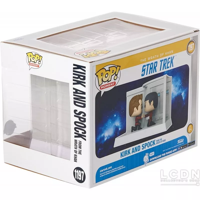 Star Trek II The Wrath of Khan POP! Movies Vynil Figures Kirk &amp; Spock Movie Moments 2-Pack Special Edition n°1197