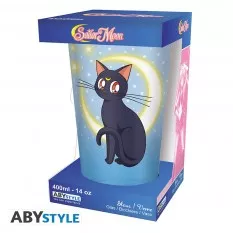 Sailor Moon Glass XXL Luna & Artemis 400ml
