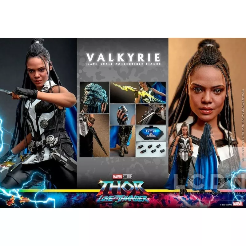 Hot Toys MMS673 Thor: Love and Thunder Collectible Action Figurine 1/6 Valkyrie 28cm