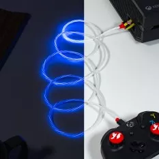 Ghostbusters Micro-USB LED Charge Cable & Thumb Grips (PS4 and Xbox One)