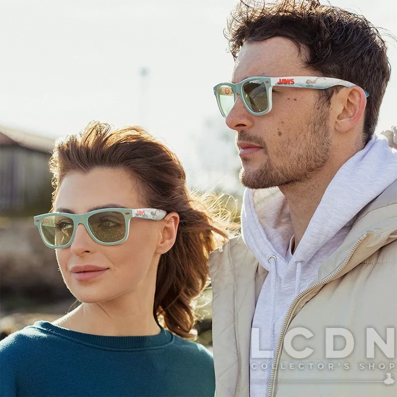 Les Dents de la mer Jaws Classic Logo Lunettes de Soleil SUNGLASSES Numskull