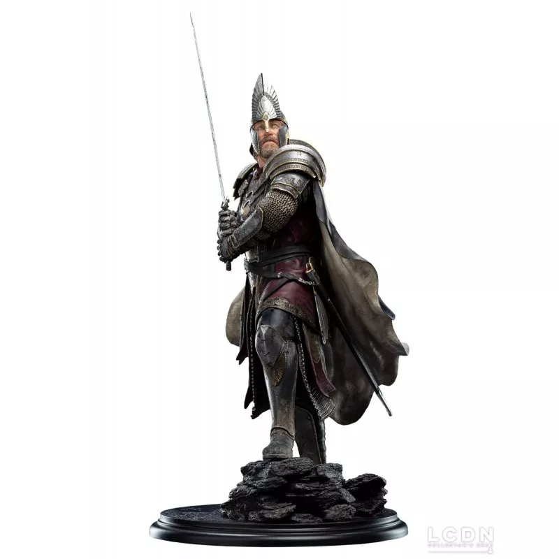 Le Seigneur des Anneaux Elendil armé de l&#039;épée Narsil 1/6 (Neuf) statue 46cm