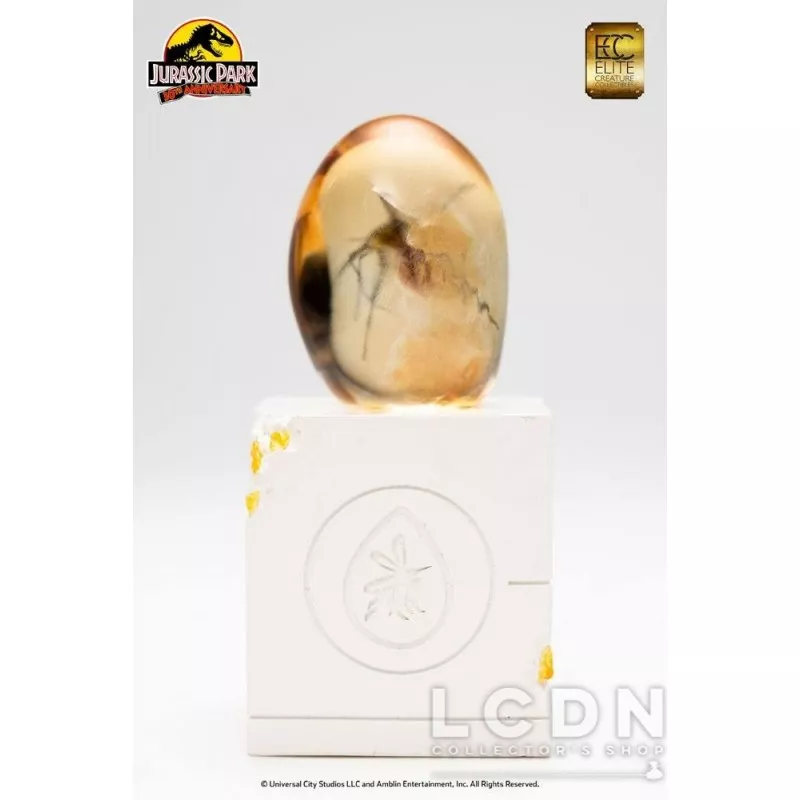Jurassic Park statuette Elephant Mosquito in Amber 10 cm (boite cartonnée descellée)