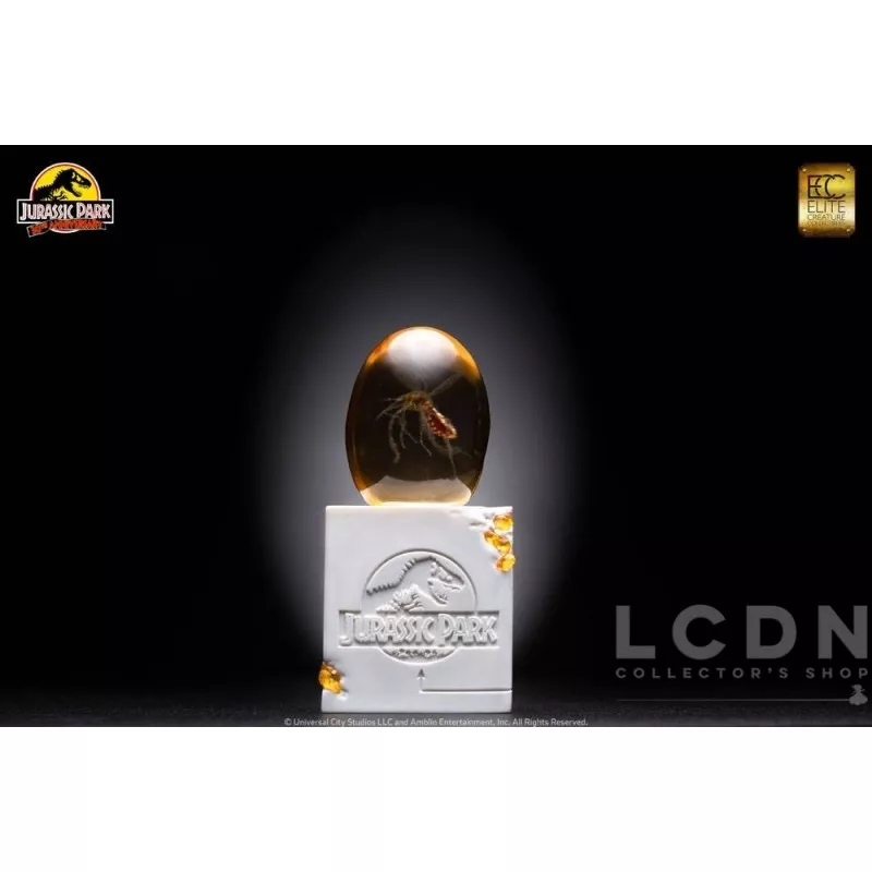 Jurassic Park statuette Elephant Mosquito in Amber 10 cm (boite cartonnée descellée)