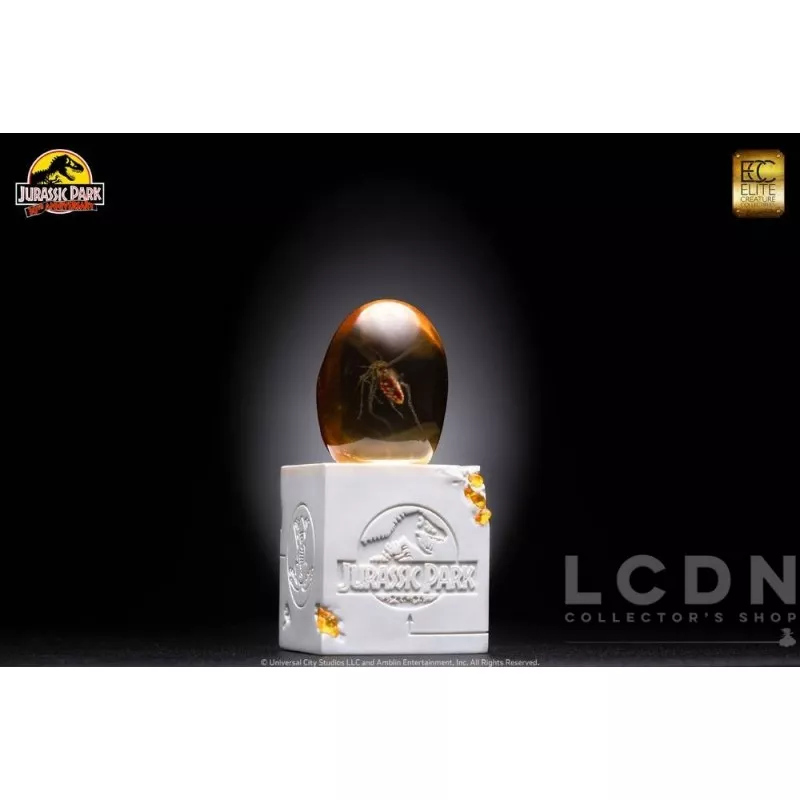 Jurassic Park statuette Elephant Mosquito in Amber 10 cm (boite cartonnée descellée)
