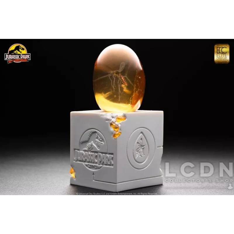 Jurassic Park statuette Elephant Mosquito in Amber 10 cm (boite cartonnée descellée)