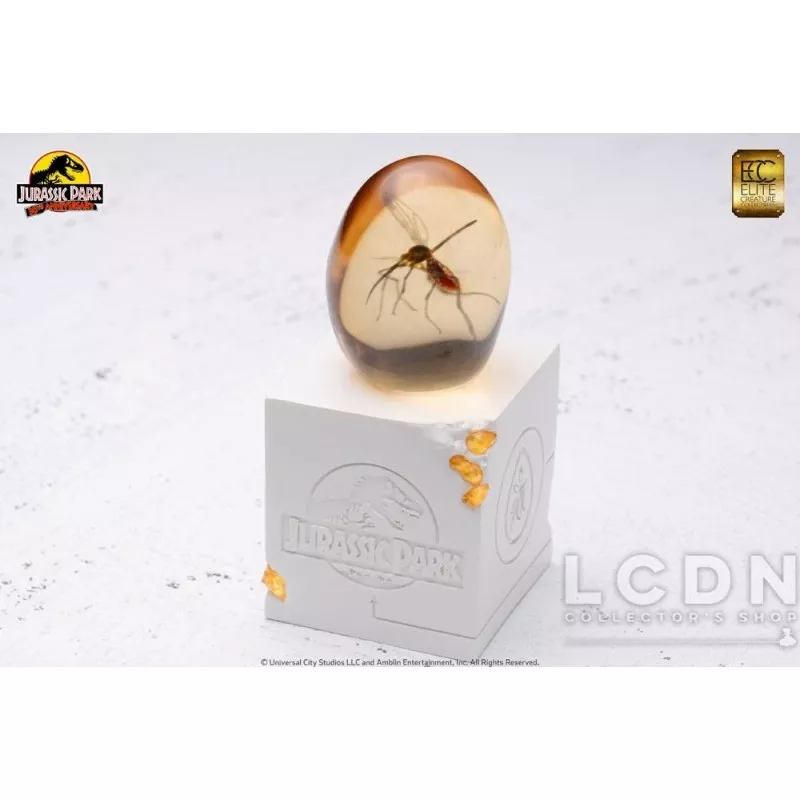 Jurassic Park statuette Elephant Mosquito in Amber 10 cm (boite cartonnée descellée)