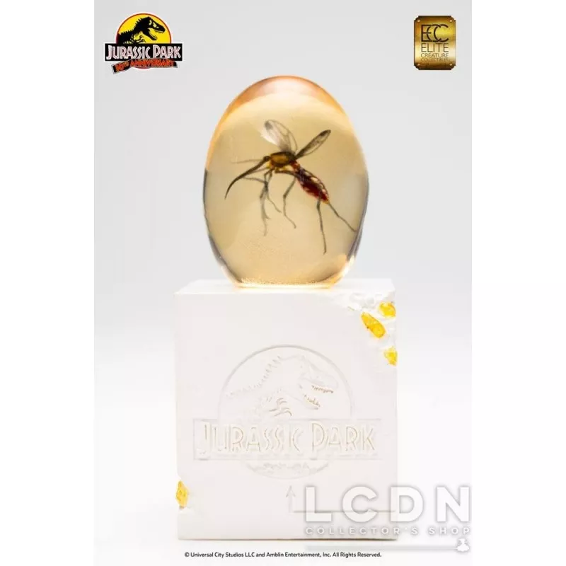 Jurassic Park statuette Elephant Mosquito in Amber 10 cm (boite cartonnée descellée)