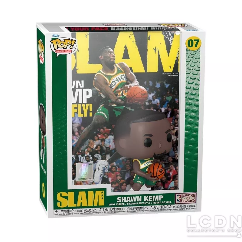 NBA Cover POP! Basketball Shawn Kemp (SLAM Magazin)  Vinyle Figurine 9cm N°07
