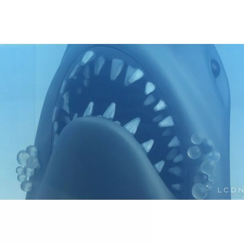 Les Dents de la Mer (Jaws) 3D Film Poster 28cm