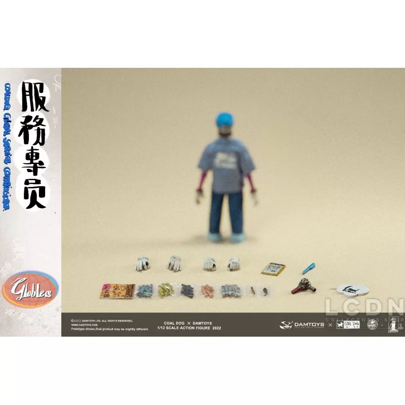 Service Commissiner Jack Action Figure 1 12 Coal Dog x Damtoys PES026