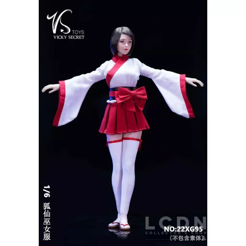 1/12 Scale Female Clothes Kimono Set Model for 6 SHE TBL Figure  Accessories