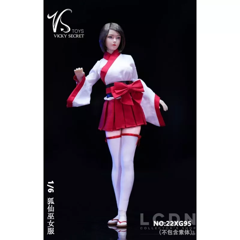 Fighting Girl Female Clothing Set - White Version - VF Toys 1/6