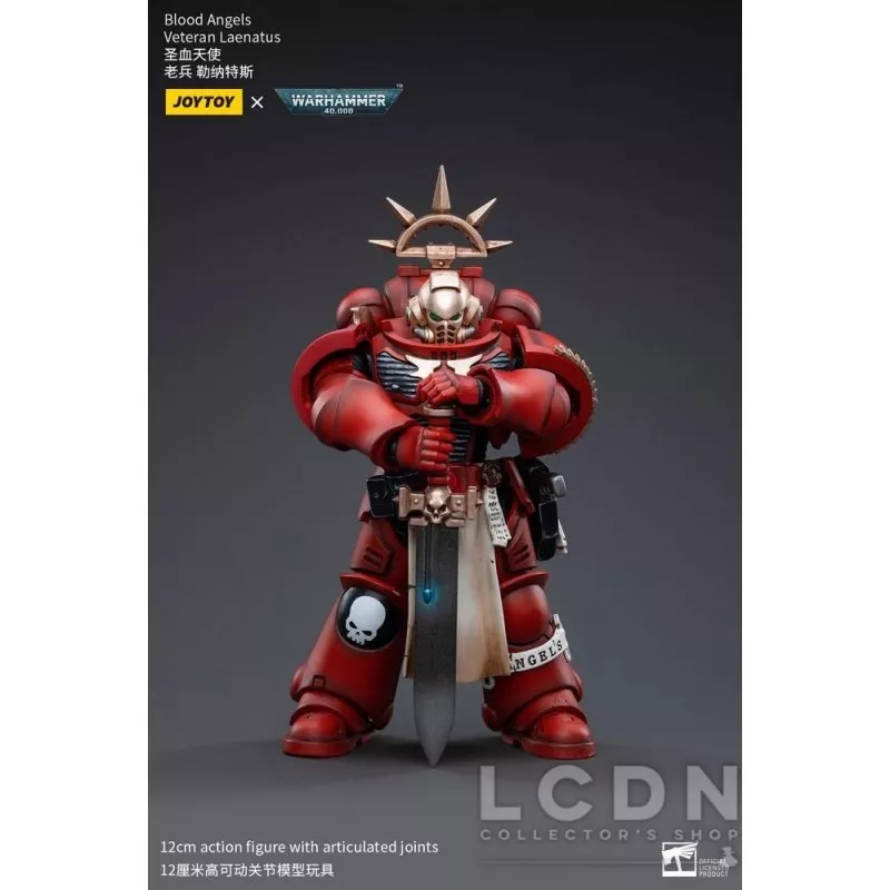 Warhammer 40k Action Figure 1/18 Blood Angels Veteran Laenatus Joytoy 12cm