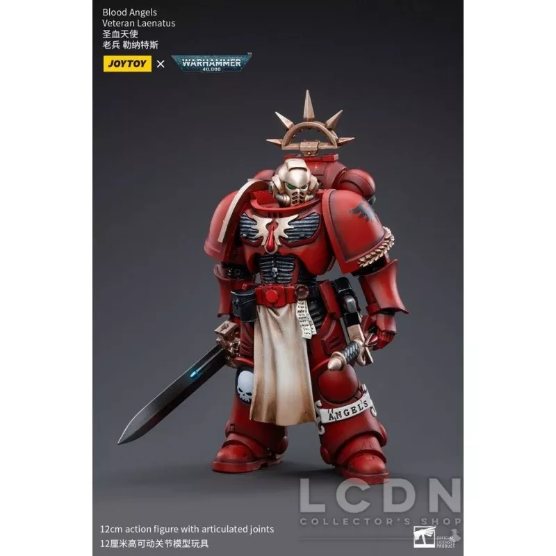 Warhammer 40k Action Figure 1/18 Blood Angels Veteran Laenatus Joytoy 12cm