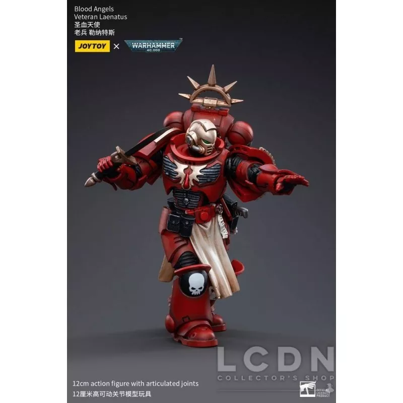 Warhammer 40k Action Figure 1/18 Blood Angels Veteran Laenatus Joytoy 12cm