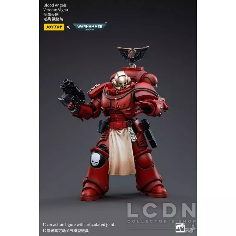 Warhammer 40k Action Figurine 1/18 Blood Angels Veteran Vigna Joytoy 12cm