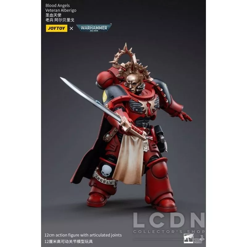Warhammer 40k Action Figure 1/18 Blood Angels Veteran Alberigo Joytoy 12cm