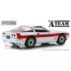 L'Agence Tous Risques A-Team Futé 1984 Chevrolet Corvette C4 13532 1/18