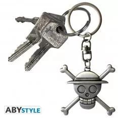 One Piece Porte-Clés 3D Skull Luffy 5cm