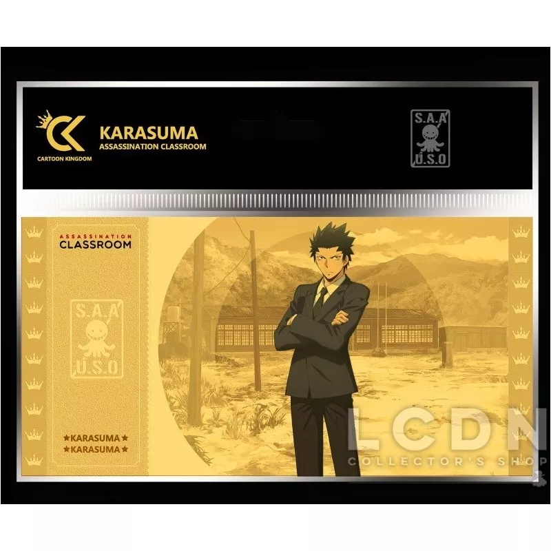 Assassination Classroom Golden Ticket Karasuma