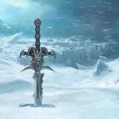 World of Warcraft WOW Réplique 1/1 Epée Deuillegivre (Frostmourne Sword) Blizzard 125cm