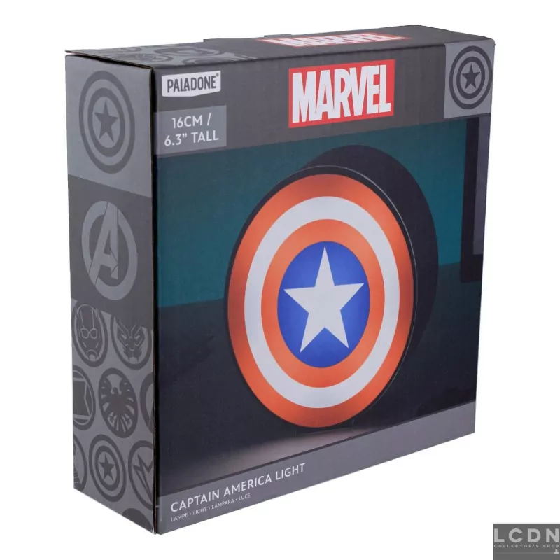 Marvel Lamp Captain America Box 15cm