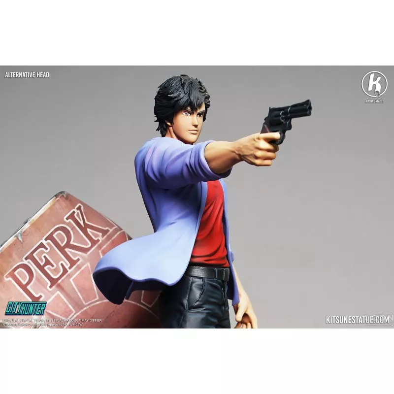 Nicky Larson City Hunter Ryo Saeba 1/6 Statue 36cm By Kitsune