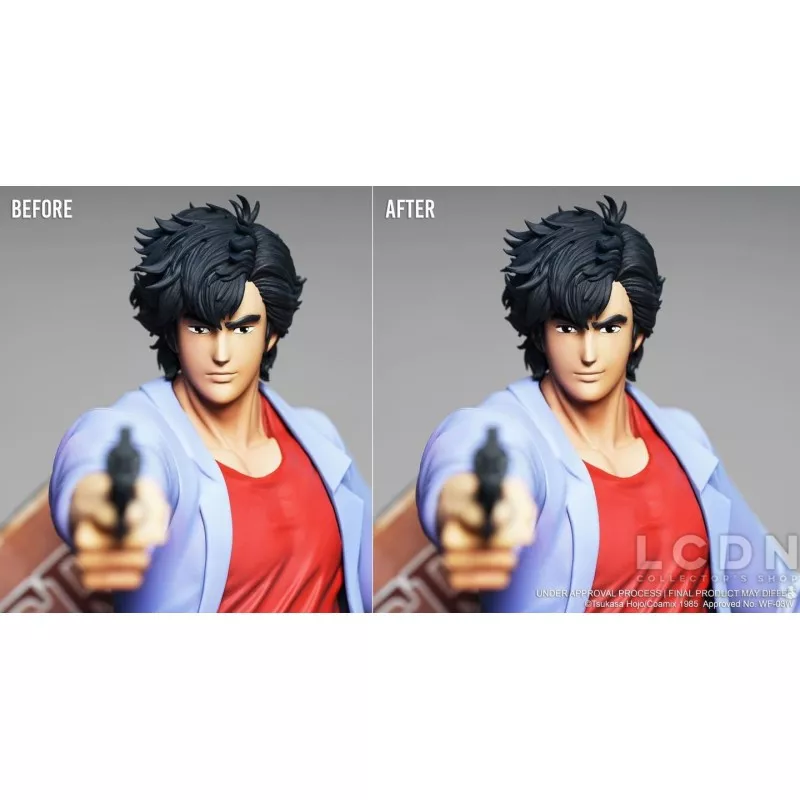 Nicky Larson City Hunter Ryo Saeba 1/6 Statue 36cm By Kitsune