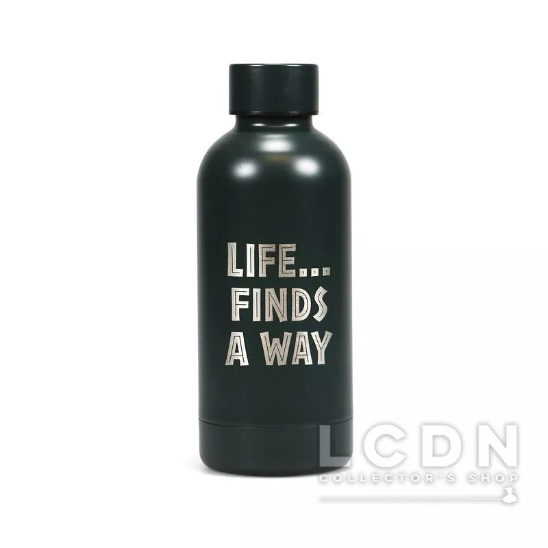 Jurassic Park Water Bottle &quot;Life Finds a Way&quot; 400ml