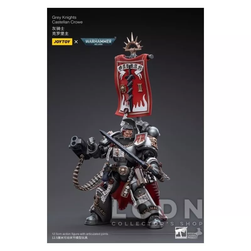 Warhammer 40k Action Figurine 1/18 Grey Knights Castellan Crowe Joytoy 12cm