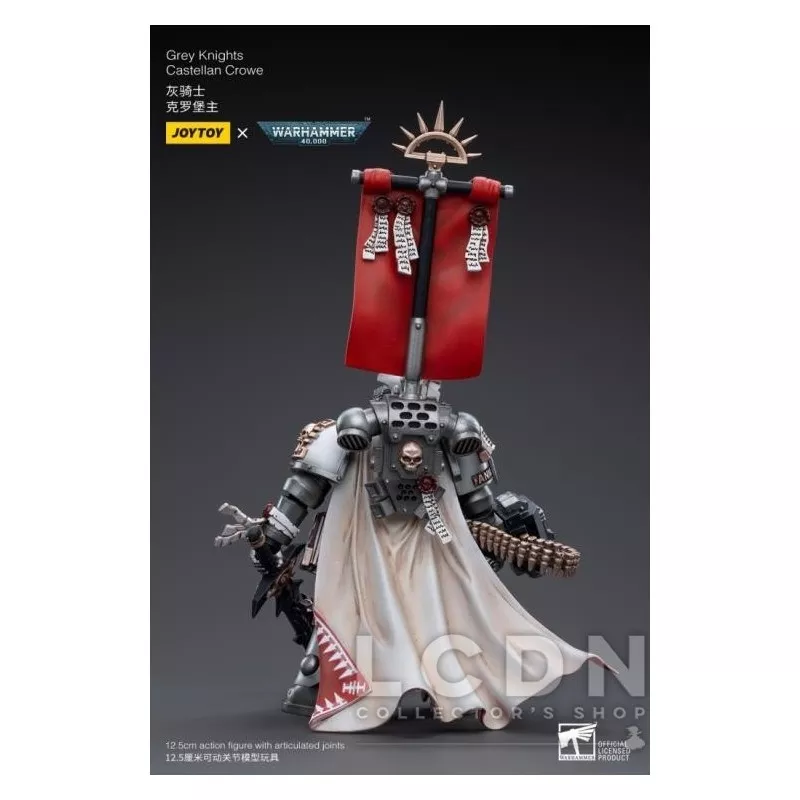 Warhammer 40k Action Figurine 1/18 Grey Knights Castellan Crowe Joytoy 12cm