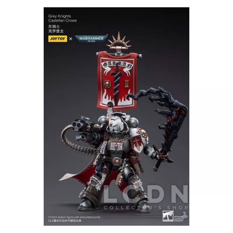 Warhammer 40k Action Figurine 1/18 Grey Knights Castellan Crowe Joytoy 12cm