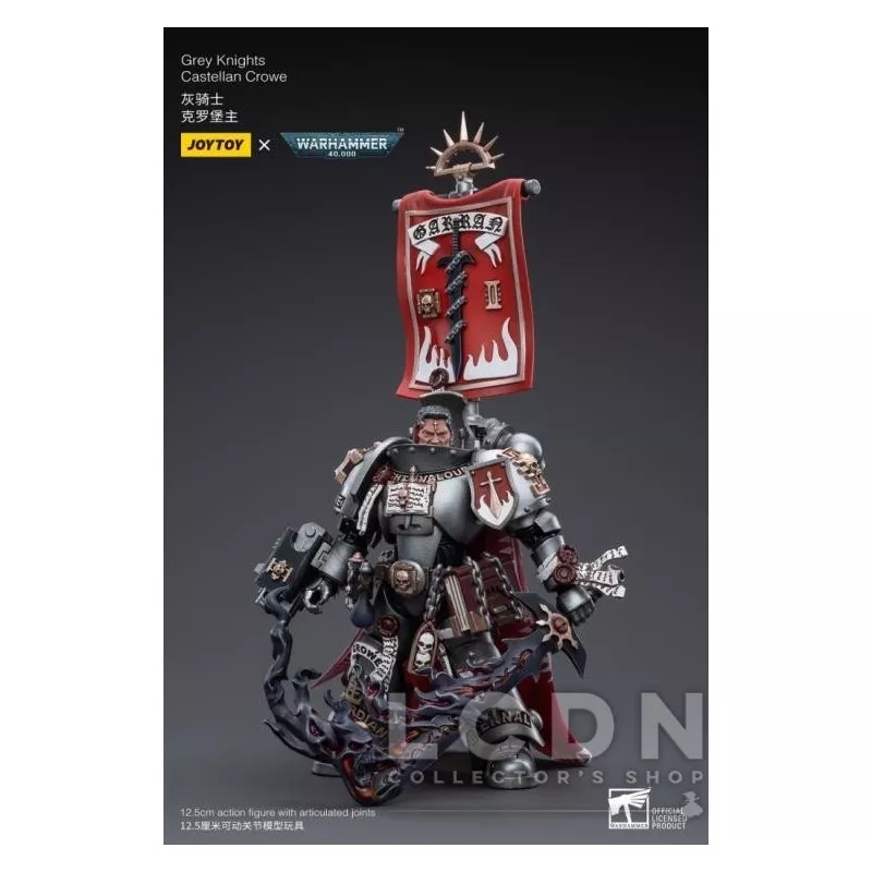 Warhammer 40k Action Figurine 1/18 Grey Knights Castellan Crowe Joytoy 12cm