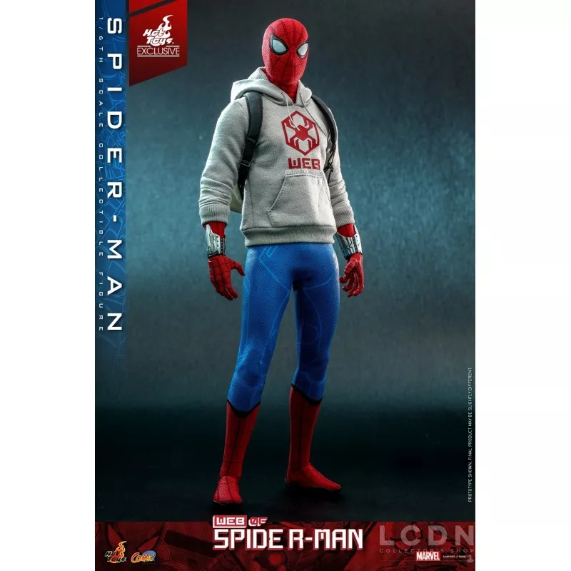 Hot Toys CMS010 W.E.B. of Spider-Man Collectible Action Figurine 1/6 Spider-Man 28cm *Hot Toys Exclusive*