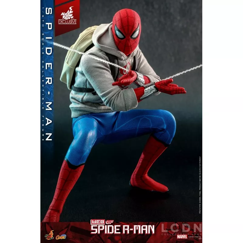 Hot Toys CMS010 W.E.B. of Spider-Man Collectible Action Figurine 1/6 Spider-Man 28cm *Hot Toys Exclusive*