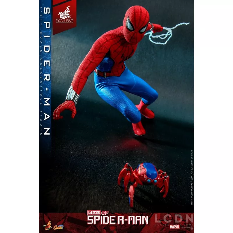 Hot Toys CMS010 W.E.B. of Spider-Man Collectible Action Figurine 1/6 Spider-Man 28cm *Hot Toys Exclusive*