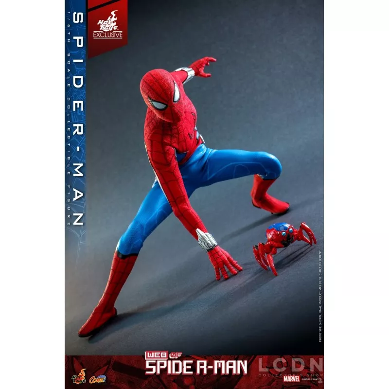 Hot Toys CMS010 W.E.B. of Spider-Man Collectible Action Figurine 1/6 Spider-Man 28cm *Hot Toys Exclusive*