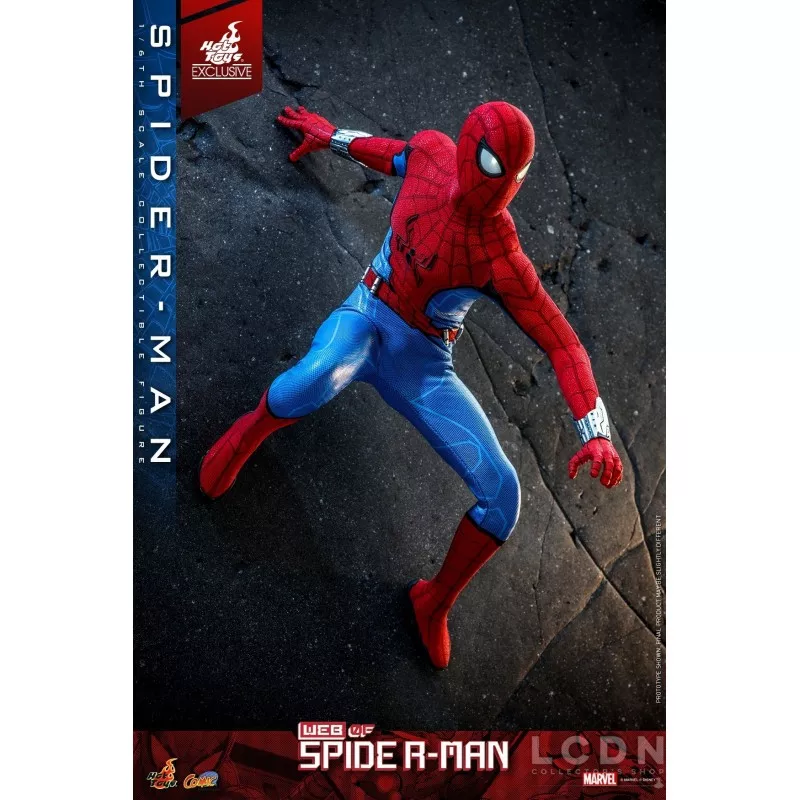 Hot Toys CMS010 W.E.B. of Spider-Man Collectible Action Figurine 1/6 Spider-Man 28cm *Hot Toys Exclusive*