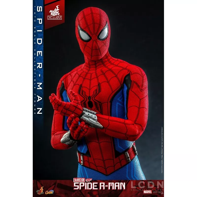 Hot Toys CMS010 W.E.B. of Spider-Man Collectible Action Figurine 1/6 Spider-Man 28cm *Hot Toys Exclusive*
