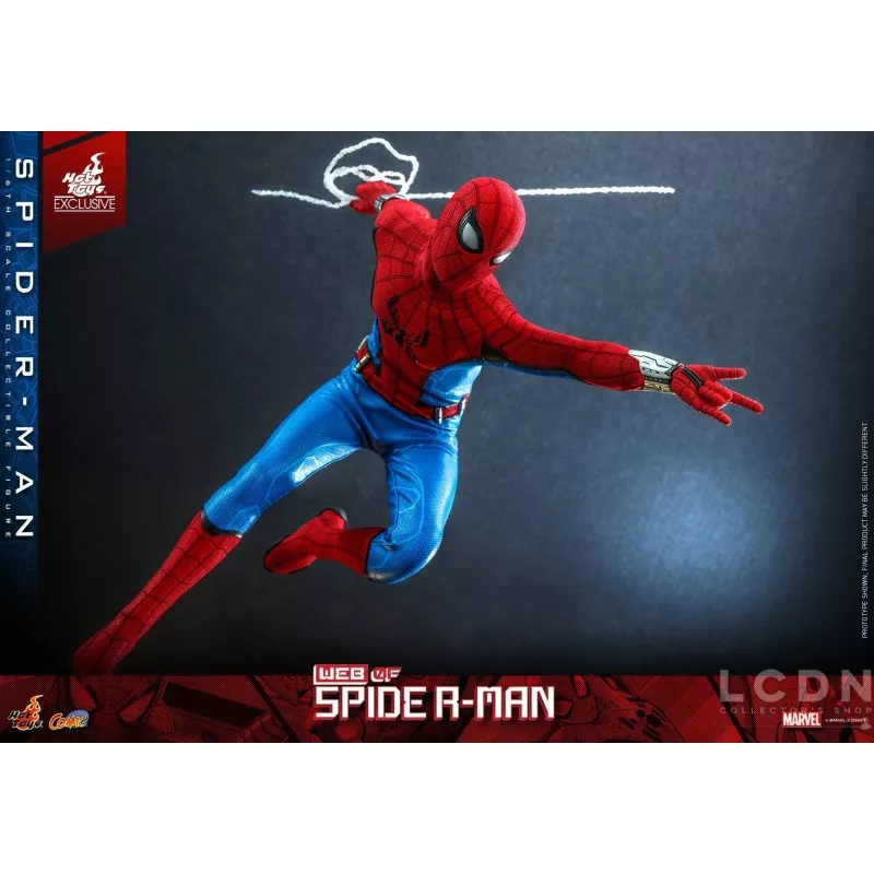 Hot Toys CMS010 W.E.B. of Spider-Man Collectible Action Figurine 1/6 Spider-Man 28cm *Hot Toys Exclusive*