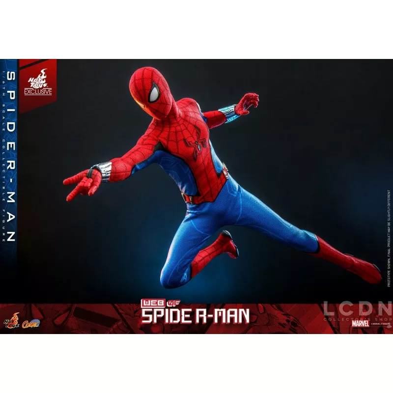 Hot Toys CMS010 W.E.B. of Spider-Man Collectible Action Figurine 1/6 Spider-Man 28cm *Hot Toys Exclusive*