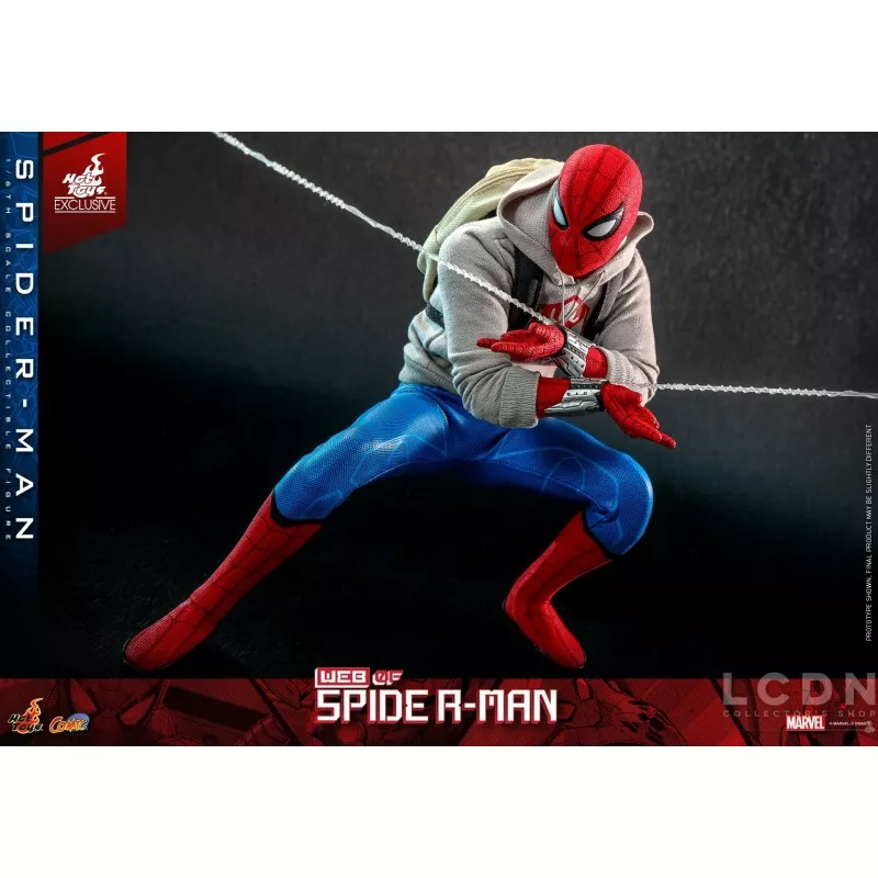 Hot Toys CMS010 W.E.B. of Spider-Man Collectible Action Figurine 1/6 Spider-Man 28cm *Hot Toys Exclusive*