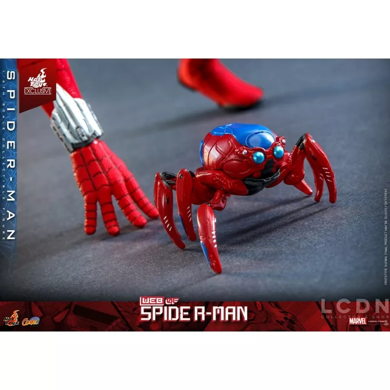 Hot Toys CMS010 W.E.B. of Spider-Man Collectible Action Figurine 1/6 Spider-Man 28cm *Hot Toys Exclusive*
