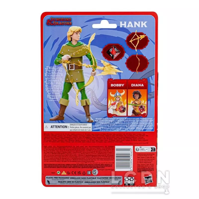 Dungeons &amp; Dragons (Le Sourire du Dragon) Action Figurine Hank 15cm