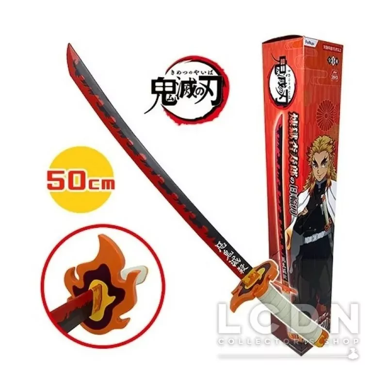 Demon Slayer Kimetsu no Yaiba Replica PVC Sword Nichirin Blade Kyojuro Rengoku 50cm