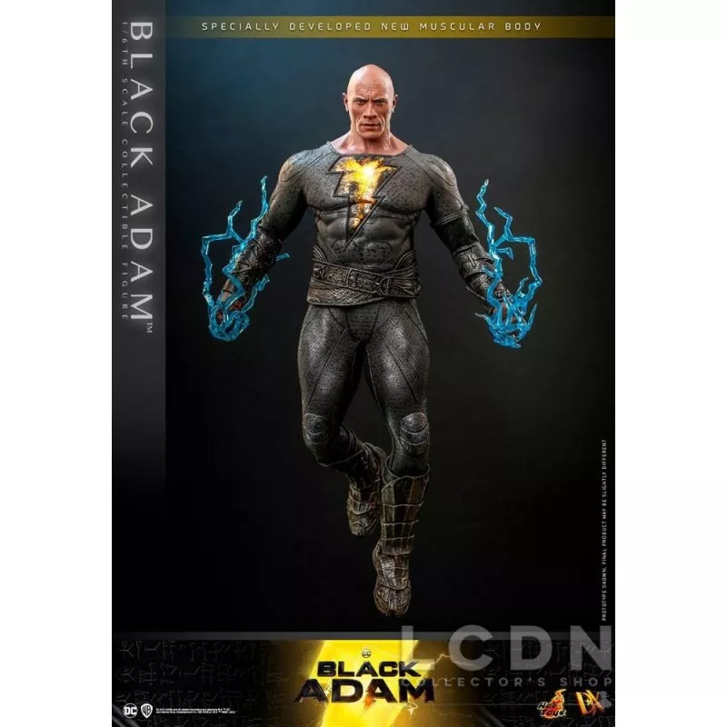 Hot Toys DX29 Black Adam Collectible Action Figurine 1/6 Black Adam 33cm