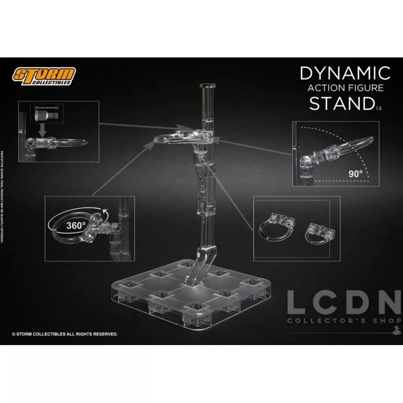 Dynamic action figure stand outlet